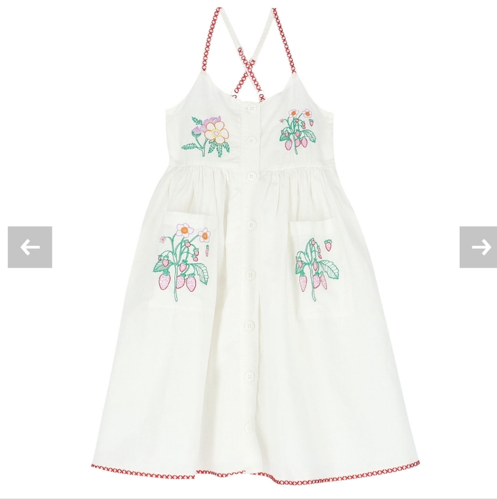 Stella McCartney White Cotton Dress